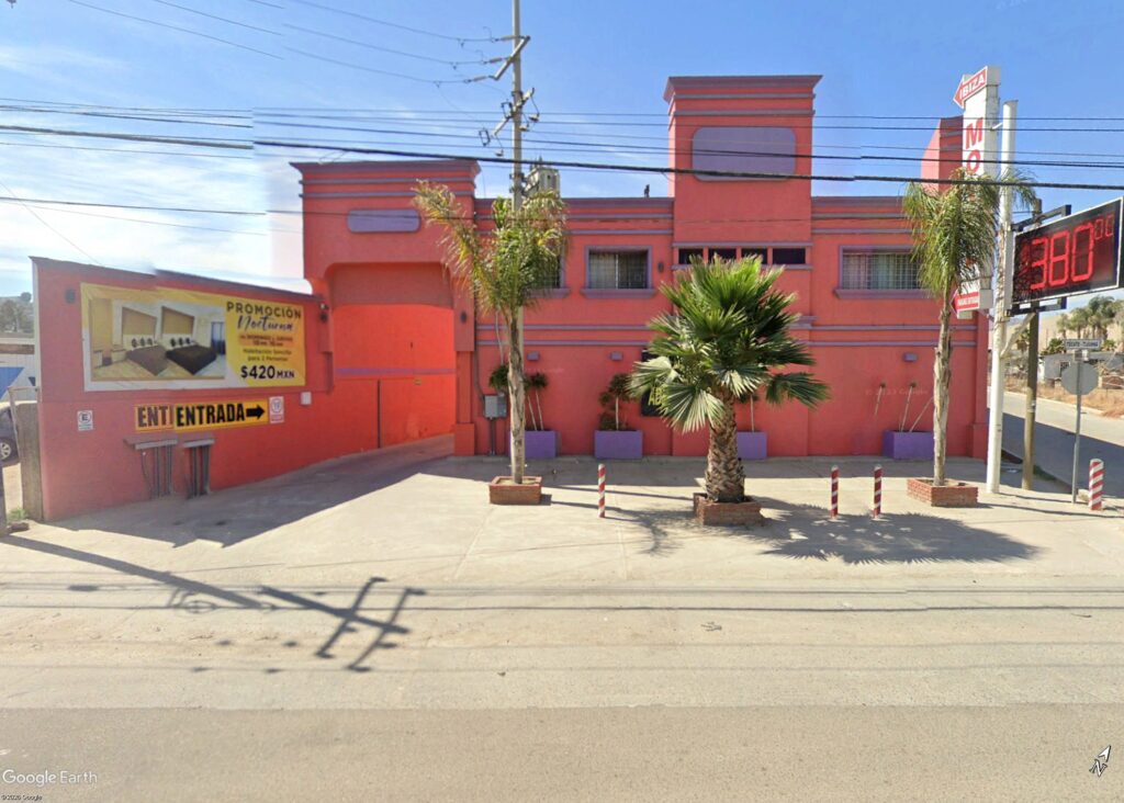 Motel en Operación: Carretera Libre Tijuana – Tecate
